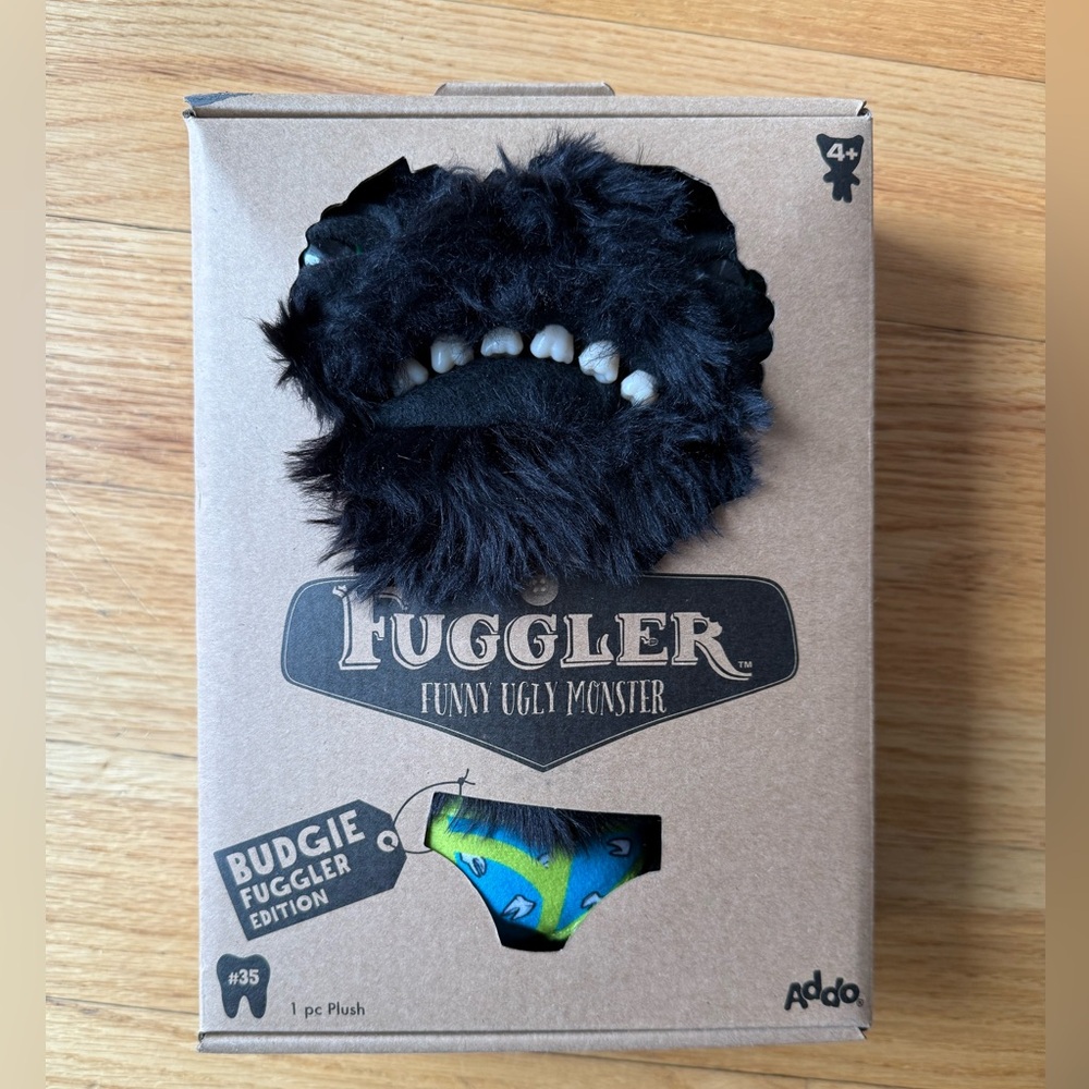 NIB Fuggler Budgie - Wide Eyed Weirdo #35
